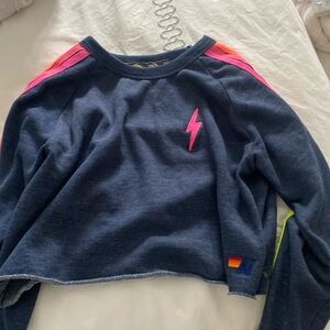 Aviator Nation cropped sweater Medium